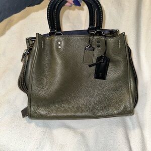 Coach Olive Green Rogue 25 bag